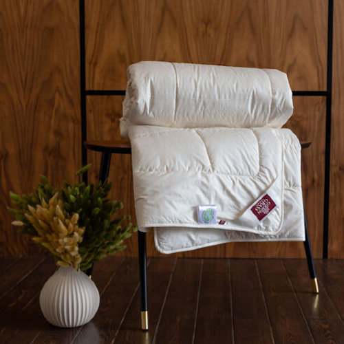 Одеяло "Organic Cotton Grass" - Интернет-магазин SilkLife