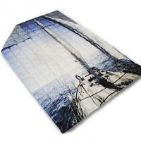 Дорожное пуховое одеяло Kauffmann Travel plaid Yacht - Интернет-магазин SilkLife